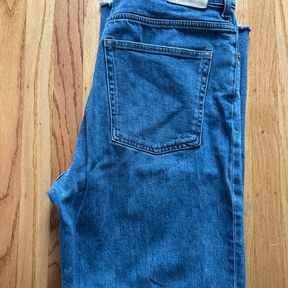 Everlane Way High Jean, mid-wash denim, Size 32L - Picture 4 of 5